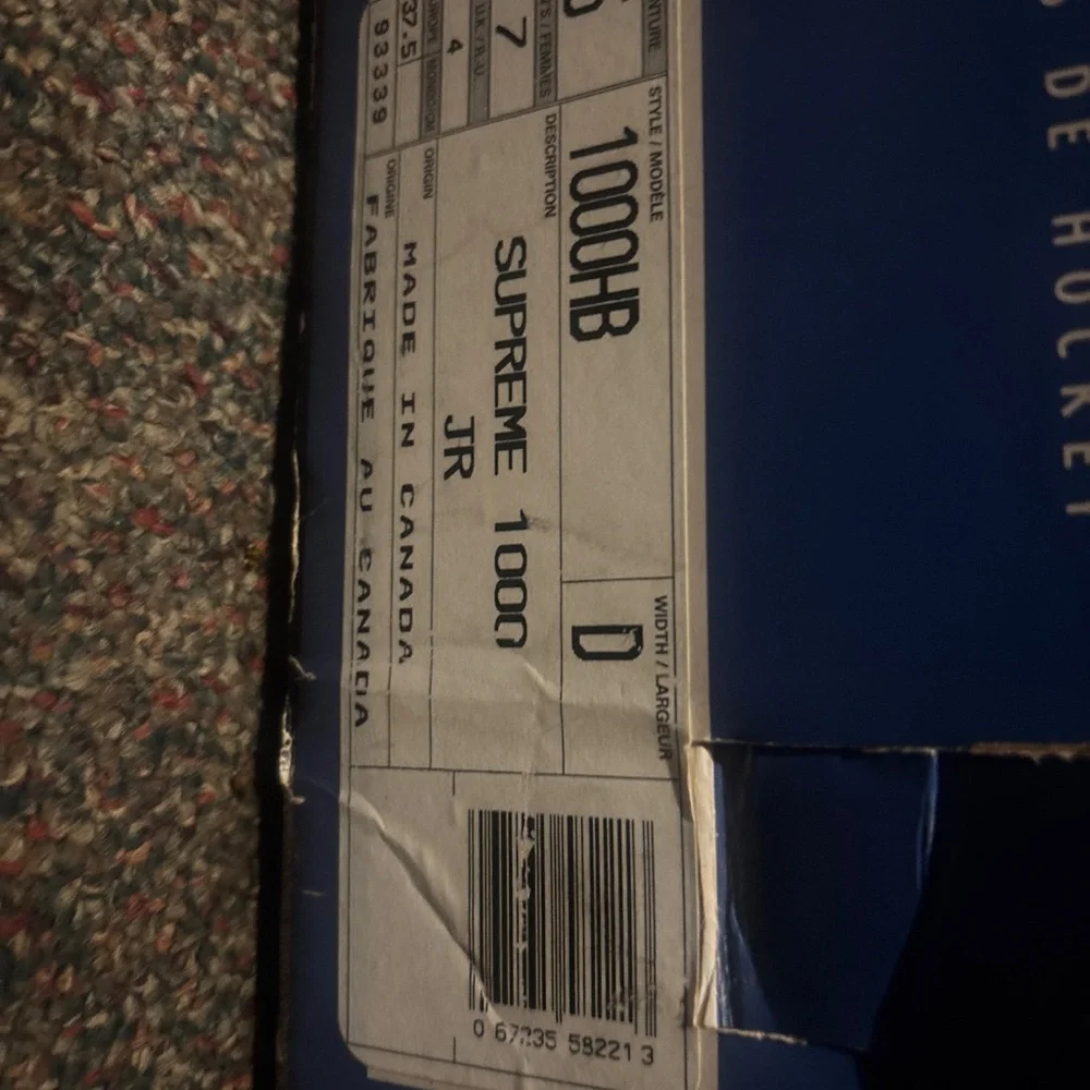 Bauer Black and Silver Hockey Skates - Picture 9 of 11